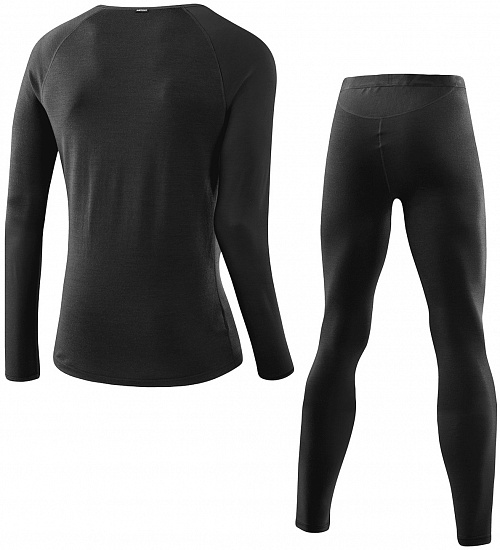 Комплект мужской Loffler Transtex Merino Black - Фото 2 большая