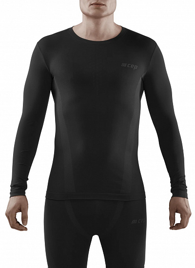 Лонгслив мужской CEP C84BTM Cold Weather Base Black - Фото 4 большая