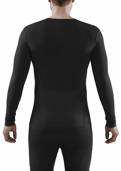 Лонгслив мужской CEP C84BTM Cold Weather Base Black - Фото 5 большая