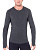 Футболка мужская Icebreaker 200 Zone LS Crewe Jet Hthr/Black - Фото 2 малая