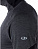 Футболка мужская Icebreaker 260 Zone LS Half Zip Hood Jet Hthr/Black - Фото 4 малая