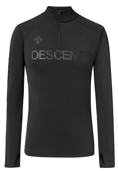 Пулон мужской Descente 1/4 Zip Black - Фото 1 большая