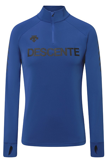 Пулон мужской Descente 1/4 Zip Nautical Blue - Фото 1 большая