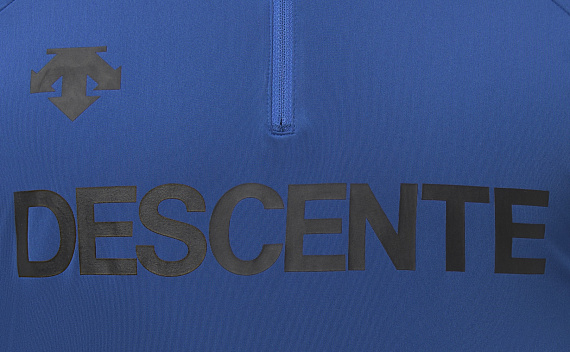 Пулон мужской Descente 1/4 Zip Nautical Blue - Фото 3 большая