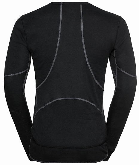 Лонгслив мужской Odlo Active X-Warm Eco Black - Фото 2 большая