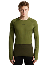 Лонгслив мужской Icebreaker ZoneKnit 200 Dk Loden/Sphagnum/Cb