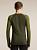 Лонгслив мужской Icebreaker ZoneKnit 200 Dk Loden/Sphagnum/Cb - Фото 4 малая