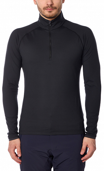 Лонгслив мужской Kjus Feel HZ Black - Фото 1 большая