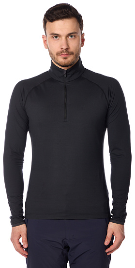 Лонгслив мужской Kjus Feel HZ Black - Фото 2 большая