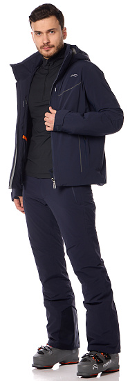 Лонгслив мужской Kjus Feel HZ Black - Фото 7 большая