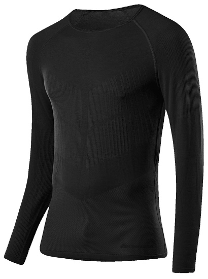 Футболка мужская Loffler Hybrid Black - Фото 1 большая