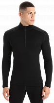 Лонгслив мужской Icebreaker 260 Tech Half Zip Black