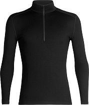 Лонгслив мужской Icebreaker 260 Tech Half Zip Black