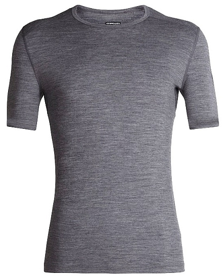 Футболка мужская Icebreaker 200 Oasis SS Crewe Gritstone Hthr - Фото 1 большая