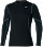 Лонгслив мужской Mizuno Merino Wool Crew Black/Parisian Blue - Фото 1 малая