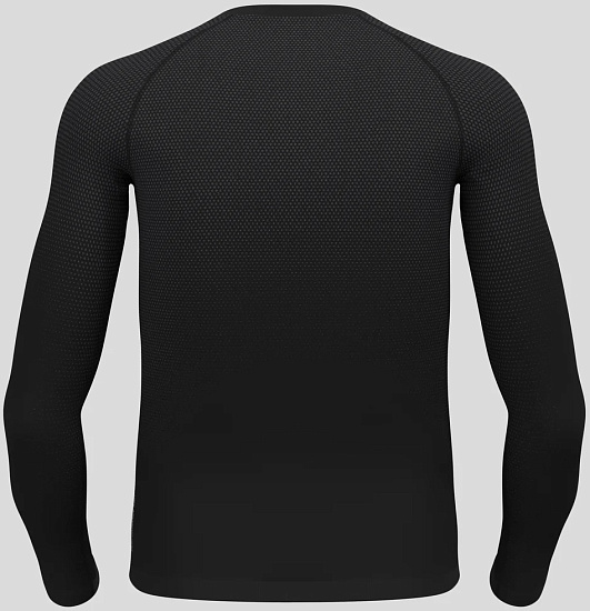 Лонгслив мужской Odlo Performance Light BL Top Crew Neck Black - Фото 3 большая