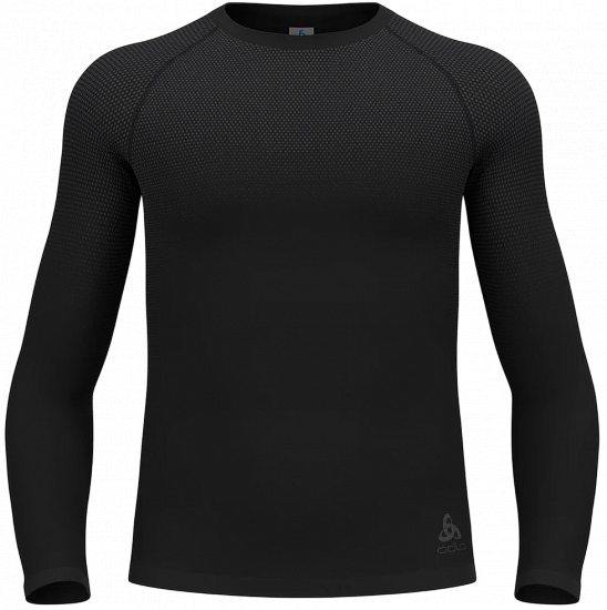 Лонгслив мужской Odlo Performance Light BL Top Crew Neck Black - Фото 1 большая