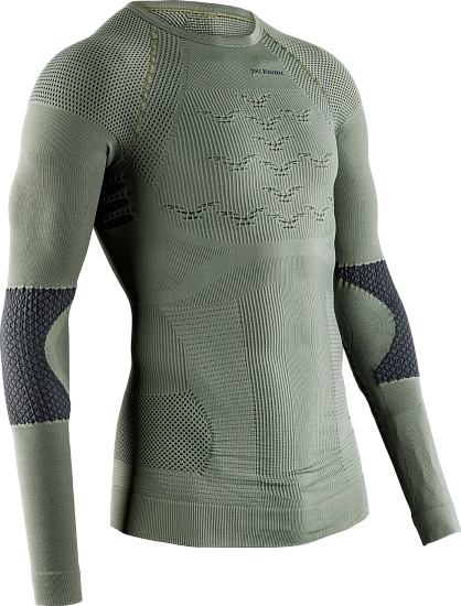 Лонгслив мужской X-Bionic X-Plorer Energizer 4.0 Olive Green/Anthracite - Фото 1 большая
