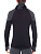 Футболка мужская Icebreaker 260 Zone LS Half Zip Hood Jet Hthr/Black - Фото 3 малая