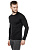 Футболка мужская Icebreaker 200 Oasis LS Crewe Black - Фото 4 малая