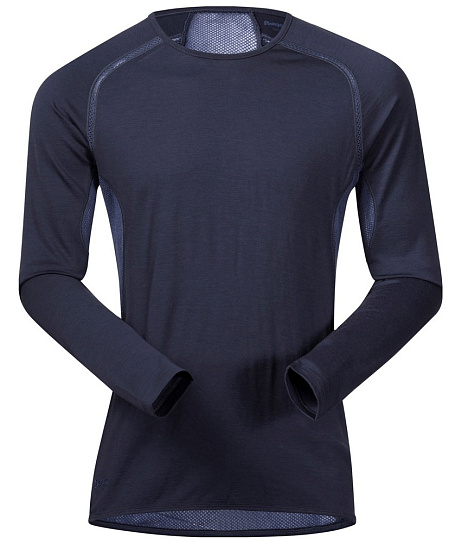 Футболка мужская Bergans Barlind NightBlue/DustyBlue - Фото 1 большая