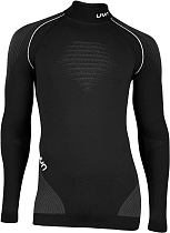 Футболка мужская UYN Evolutyon Uw Slturtle Neck Blackboard/ Anthracite/White