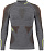 Лонгслив мужской UYN Ambityon Uw Melange Turtle neck Black Melange/Orange/Yellow - Фото 1 малая
