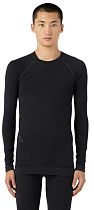 Лонгслив мужской UYN Cashmere Biotech Uw Ls  Grey Rock/Black