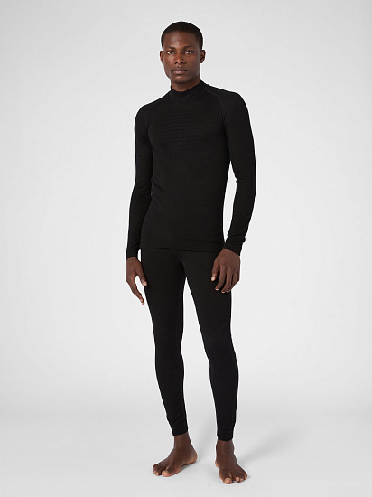 Лонгслив мужской UYN Evolutyon Biotech Uw Ls Turtle Neck Black - Фото 5 большая