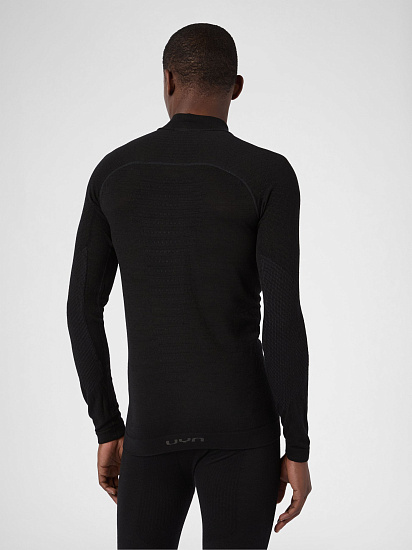 Лонгслив мужской UYN Evolutyon Biotech Uw Ls Turtle Neck Black - Фото 7 большая