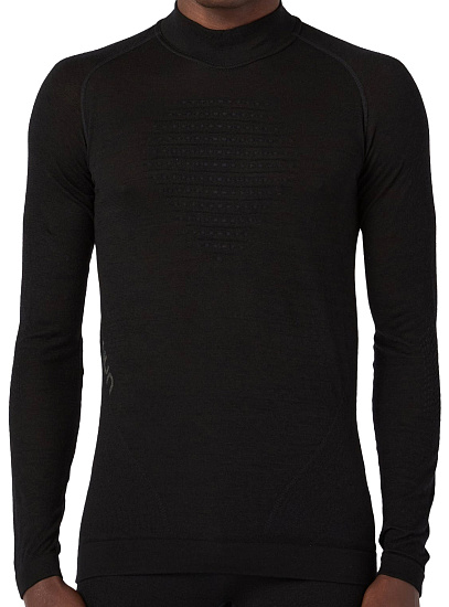 Лонгслив мужской UYN Evolutyon Biotech Uw Ls Turtle Neck Black - Фото 1 большая