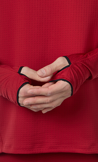 Лонгслив The North Face Summit Advanced Mountain Kit L1 Cardinal Red - Фото 6 большая