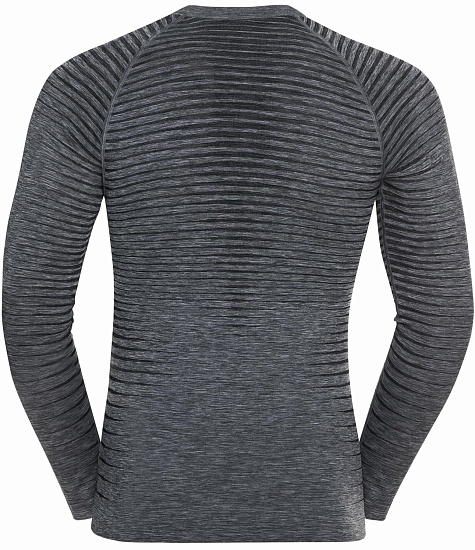 Футболка мужская Odlo Performance Light LS Серый Меланж - Фото 3 большая