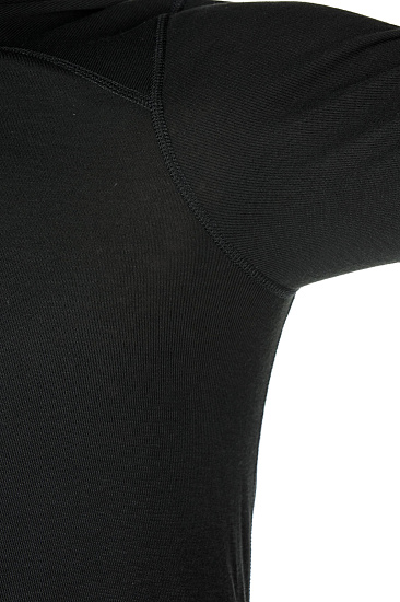 Футболка мужская Odlo Warm Black - Фото 3 большая