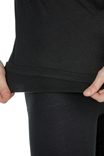 Футболка мужская Odlo Warm Black - Фото 5 большая