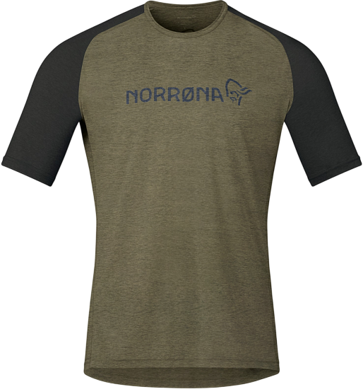 Футболка мужская Norrona Fjora Equaliser Lightweight Olive Night - Фото 1 большая