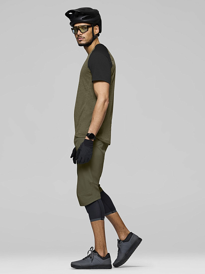 Футболка мужская Norrona Fjora Equaliser Lightweight Olive Night - Фото 5 большая