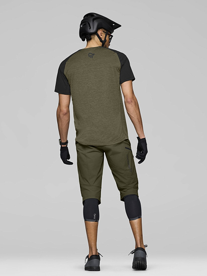 Футболка мужская Norrona Fjora Equaliser Lightweight Olive Night - Фото 6 большая
