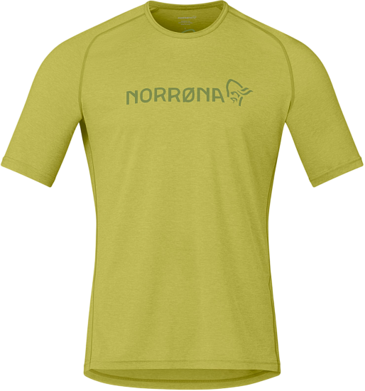 Футболка мужская Norrona Fjora Equaliser Lightweight Golden Lime - Фото 1 большая