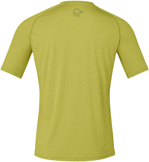 Футболка мужская Norrona Fjora Equaliser Lightweight Golden Lime - Фото 3 большая