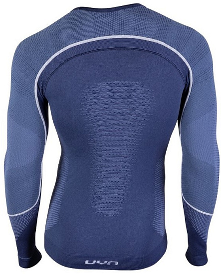 Лонгслив мужской UYN Ambityon Uw Lg_Sl Deep Blue/Avio/White - Фото 2 большая