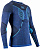 Лонгслив мужской X-Bionic Merino Round Neck Dark Ocean/Sky Blue - Фото 1 малая