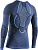 Лонгслив мужской X-Bionic Merino Round Neck Dark Ocean/Sky Blue - Фото 2 малая