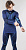 Лонгслив мужской X-Bionic Merino Round Neck Dark Ocean/Sky Blue - Фото 3 малая