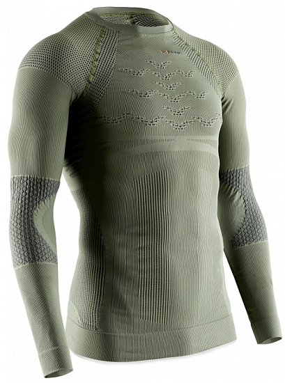 Лонгслив мужской X-Bionic Outdoor Energizer 4.0 Olive Green/Anthracite - Фото 1 большая