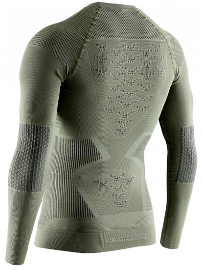 Лонгслив мужской X-Bionic Outdoor Energizer 4.0 Olive Green/Anthracite - Фото 2 большая