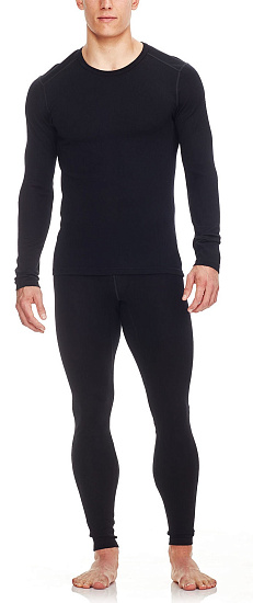 Футболка мужская Icebreaker Tech Top LS Crewe Black - Фото 4 большая