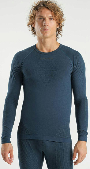 Лонгслив мужской UYN Evolutyon Biotech Uw Shirt Long_Sl Blue Poseidon - Фото 2 большая