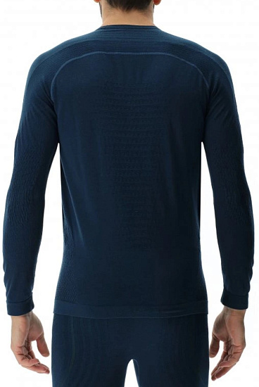 Лонгслив мужской UYN Evolutyon Biotech Uw Shirt Long_Sl Blue Poseidon - Фото 4 большая
