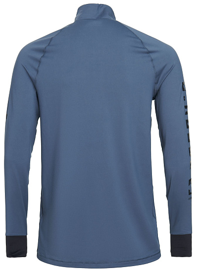 Пулон мужской Peak Performance Spirit Half Zip Blue Steel - Фото 3 большая